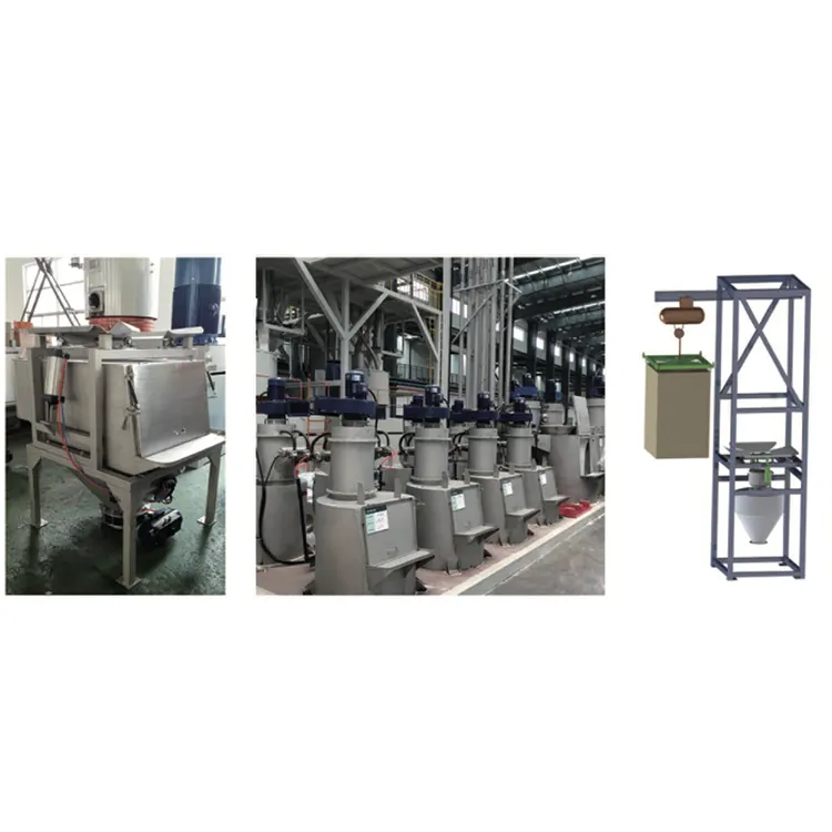 Станция для сброса мешков без пыли